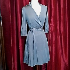 Donating on June 11, 2022: silk faux wrap dress